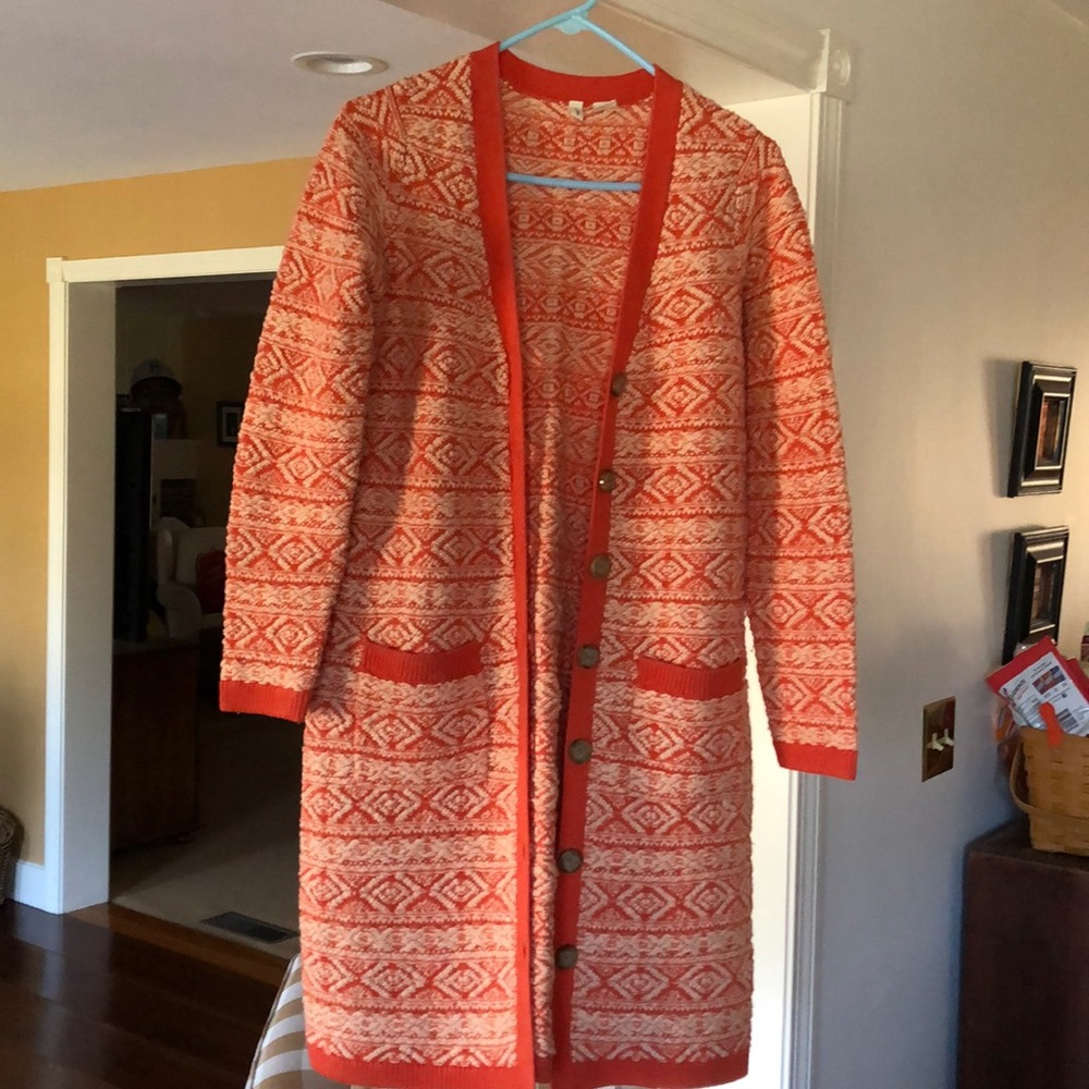 Long sweater coat